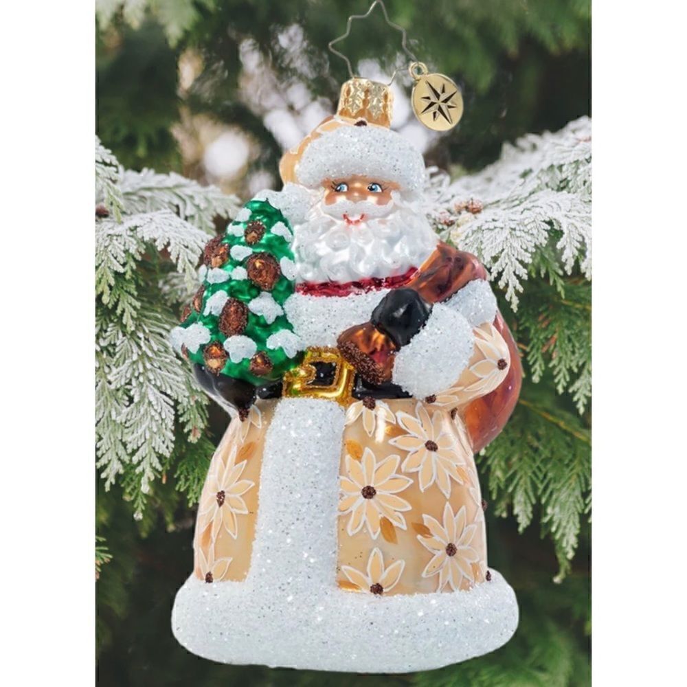 Vintage Christopher Radko Christmas in the Forest Ornament NWT